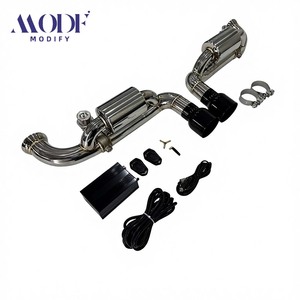 Système d'échappement sport de haute performance en acier inoxydable pour <span class=keywords><strong>Porsche</strong></span> 991 GT3 avec soupapes - Échappement sport racing - Product Image 5