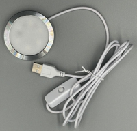 Éclairage LED sous-meuble, éclairage de vitrine, éclairage de comptoir, éclairage de caravane, éclairage intérieur de camping-car, lampe spot avec interrupteur USB 5V