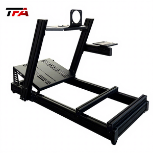 Simulatore di Guida OEM all'Ingrosso con Sedile, Postazione di Guida Sim Racing, Simulatori in Alluminio 5D Full Motion <span class=keywords><strong>per</strong></span> <span class=keywords><strong>TFA</strong></span> - Product Image 1