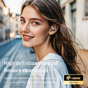 Auriculares Deportivos Inalámbricos M95 OWS con Gancho para la Oreja, Audífonos con Textura de Cuero Premium y Cancelación de Ruido IA para Llamadas - Product Image 6