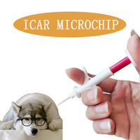 134.2kHz FDX-B EM4305 Chip Tag ID RFID Ramah Lingkungan untuk Anjing/Kucing/Ikan Hewan Peliharaan dengan Jarum Suntik (2.12x12mm)