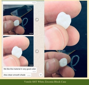 <span class=keywords><strong>Vsmile</strong></span> HappyZir Bloc de Zircone Multicouche SHT 46% Translucide Matériaux Céramiques Dentaires Postérieurs et Antérieurs 10mm Certifié CE 5 - Product Image 4