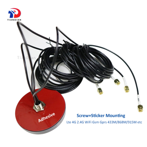 <span class=keywords><strong>Cable</strong></span> Rg174 3M Combinación de montaje de tornillo adhesivo 2,4G 4G Lte Mimo Gps 4 en 1 WIFI 6e * 2 <span class=keywords><strong>Antena</strong></span> externa para exteriores - Product Image 5