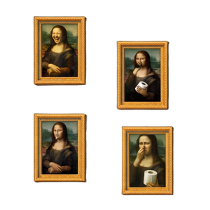 Marcos Magnéticos de Madera Suave para Fotos de Nevera con Formas Personalizadas de Pinturas Famosas Mundiales, Servicio de Procesamiento de Soldadura - Product Image 4