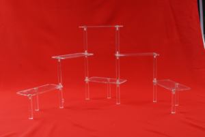 Présentoirs et supports à cupcakes en acrylique poli – Étagère de présentation transparente pour desserts et figurines - Product Image 6