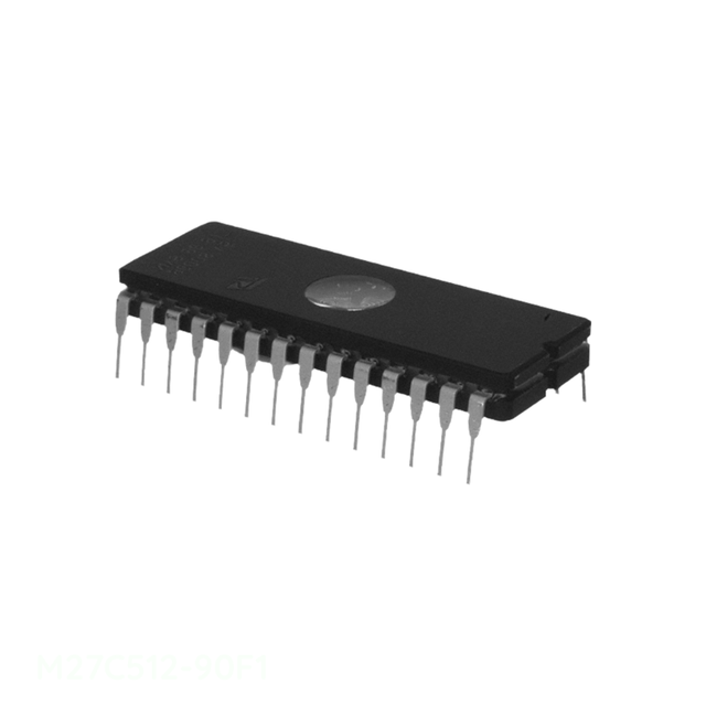 Original M27C512-90F1 28 CDIP (0.600", 15.24mm) Window Memory Electronic Component Production IC EPROM 512KBIT PARALLEL 28CDIP