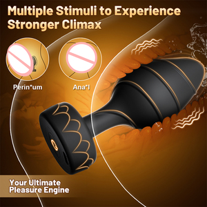 Beginners Anale Speelset Siliconen Anale Vibrator Butt Plug APP Besturing 10 Vibrerende Anale Plug Prostaat Massager Adult <span class=keywords><strong>Sex</strong></span> <span class=keywords><strong>Toys</strong></span> - Product Image 5