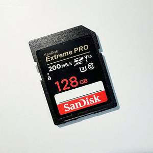 Tarjeta SD SanDisk Extreme Pro 4K V30 UHS II de 32 GB, 64 GB, 128 GB, 256 GB, Extreme Pro 200 MB/s U3, Tarjeta de Memoria SD de Alta Velocidad - Product Image 1