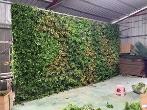 Fond de plante verte artificielle de mur de plante artificielle personnalisé haut de gamme, paysage de centre commercial de décoration murale - Product Image 6