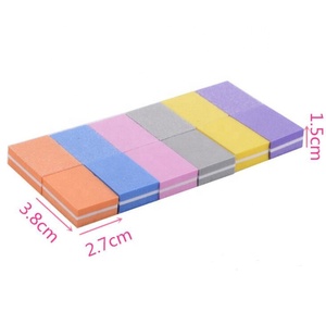 Offre Spéciale éponge petit carré deux côté <span class=keywords><strong>professionnel</strong></span> mini clous limes et tampons fichier kit - Product Image 4