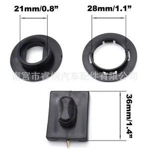 Clips para Alfombrillas de Coche Shuangxuan, Sujetadores Universales de Plástico Negro y Beige para Alfombras de Auto, Antideslizantes - Product Image 4