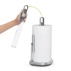 Portarotolo <span class=keywords><strong>di</strong></span> <span class=keywords><strong>carta</strong></span> a strappo a una mano OEM facile da strappare <span class=keywords><strong>cucina</strong></span> in acciaio inossidabile e asciugamano <span class=keywords><strong>di</strong></span> <span class=keywords><strong>carta</strong></span> velina da bagno pompaggio - Product Image 2
