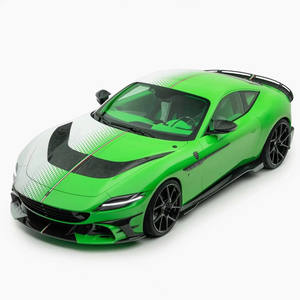 FORFerrari Roma Body Kit Roma aggiornato in stile Masy in fibra di carbonio con labbro anteriore gonna laterale con cappuccio Spoiler - Product Image 3