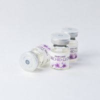 Ensemble d'ampoules de sérum facial Orchid Glow, acide hyaluronique, complexe TECA, hydratant, revitalisant, anti-rides, flacons en verre, logo personnalisé