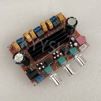 KYYSLB Amplifier HIFI, penguat Audio rumah kekuatan tinggi 100W + 5*50W 2.1 Audio profesional