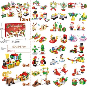 Advent Lịch 2025 Set 24 Hộp Hiển Thị Giáng Sinh Xây Dựng Khối Bộ Dụng Cụ Cho Người Lớn Và Trẻ Em Đếm Ngược Để Quà Tặng Giáng Sinh - Product Image 3