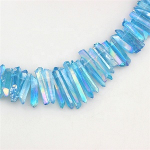 CH-LHN0045 Druzy hạt điểm, điểm druzy thạch anh hạt, pha lê point quartz strand - Product Image 2