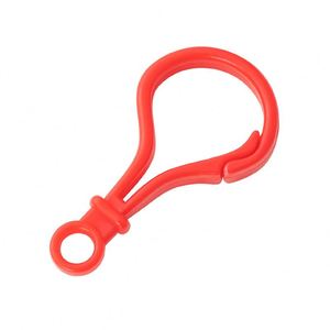 Clip Decorativo de Plástico con Forma de Punto de Interrogación, Color Caramelo, 5cm, para Decoración de Bolsos y Mochilas - Product Image 4