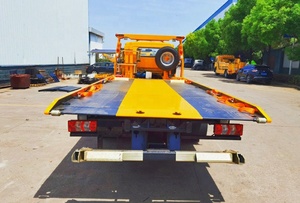Camión de remolque de plataforma plana de 4 <span class=keywords><strong>toneladas</strong></span> de alta calidad, camión de recuperación de camión de auxilio de rescate diésel con transmisión manual - Product Image 5