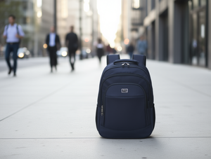 Men's <b>Backpack</b> Oxford Material Zipper Closure <b>Waterproof</b> 20-35L All Seasons Use - Product Image 2