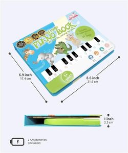 <span class=keywords><strong>Libro</strong></span> de Aprendizaje de Piano para Niños con Módulo de Sonido con Botones - Juguete Educativo Electrónico Interactivo - Product Image 1