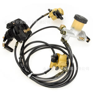 ชุดปั๊มเบรก Zhen Nirui 110Cc โกคาร์ท แบบหนึ่งต่อสาม พร้อมดิสก์เบรก 3 จาน สำหรับซ่อมมอเตอร์ไซค์วิบาก - Product Image 5