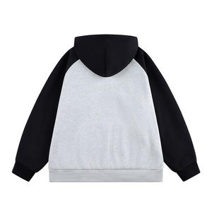 เสื้อแจ็คเก็ตผู้ชายสไตล์ญี่ปุ่นย้อนยุคสำหรับฤดูใบไม้ร่วงและฤดูหนาว ผ้าลูกฟูก มีฮู้ด ทรงหลวม สไตล์ลำลอง แต่งกระเป๋าและสีตัดกัน - Product Image 5