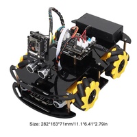 ESP32 CAM WiFi Smart Robot Car Starter Kit de Programación de Coche Aprendizaje Educativo TT Motor Mecanum Rueda Chasis Kit Ultraso