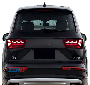 Adatto per <span class=keywords><strong>Audi</strong></span> Q7 2016-2019, Gruppo Fanali Posteriori Aggiornato, Nuove Luci LED Dinamiche con Indicatori di Direzione Sequenziali - Product Image 2
