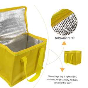 Sac isotherme pour aliments en tissu non tissé en gros, sac isotherme écologique pour boissons, sac de livraison isotherme pour la restauration - Product Image 3