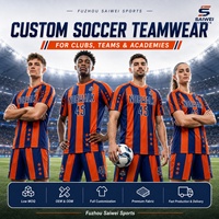 Uniforme de Fútbol Personalizado con Emblema del Equipo, Transpirable, de Poliéster, para Partidos de Fútbol