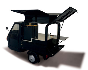 Camiones Eléctricos <span class=keywords><strong>de</strong></span> 3 Ruedas Tipo Ape 50, Mini Carritos <span class=keywords><strong>de</strong></span> Comida, Motocicleta para Venta <span class=keywords><strong>de</strong></span> <span class=keywords><strong>Vino</strong></span> y Champaña en Bodas, con Equipo Comercial para Cerveza - Product Image 5