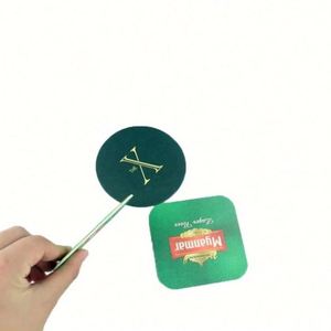 Sous-verres ronds pour boissons, design direct usine Chine, vente en gros - Product Image 4