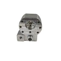Boîtier de pompe à engrenages en aluminium sur mesure, usiné CNC, corps de pompe hydraulique, boîtier de pompe en aluminium non standard
