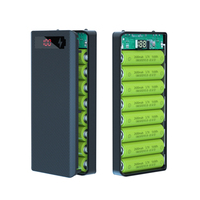 Boîtier de batterie DIY L8 18650, support de batterie, chargeur de téléphone portable double USB, boîte de rangement de batterie Type-C pour smartphone