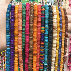 Wholesale 36cm 5/8mm Irregular Natural <b>Shell</b> <b>Bone</b> <b>Coral</b> <b>Beads</b> Strand for DIY Earring Making Jewelry Accessories Craft Exim Model - Product Image 3