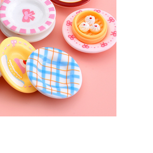 Platos de Juguete con Diseño de Comida de Dibujos Animados, Lote Mixto, Mini Cocina para Casa de Muñecas, Pegamento de Crema para Manualidades, Imán para Refrigerador, Resina, Adornos Pequeños para Escritorio - Product Image 4