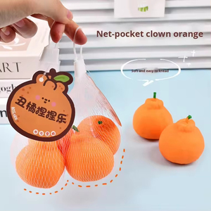 Jouet Squishy Orange Mignon à Remontée Lente, Rempli de Farine, Anti-Stress, à Presser, pour Filles, Garçons, Adolescents, Adultes, Bureau, Vente en Gros - Product Image 1