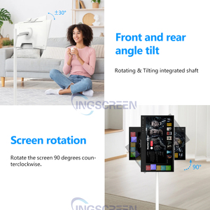 Monitor INGSCREEN de 24 pulgadas con pantalla táctil Android 12 Smart <span class=keywords><strong>TV</strong></span> monitores Lcd Smart Interactive <span class=keywords><strong>TV</strong></span> portátil para tienda de ropa - Product Image 2
