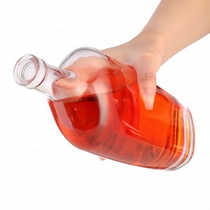 Mua 700ml 750ml chai thủy tinh với nút chai niêm phong cho rượu mạnh rượu Tequila Whisky Brandy Vodka rum Jin màn hình in bề mặt - Product Image 2