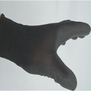 ถุงมือโพลีเอสเตอร์/ โพลียูรีเทนไซส์9สีดำ - Product Image 3