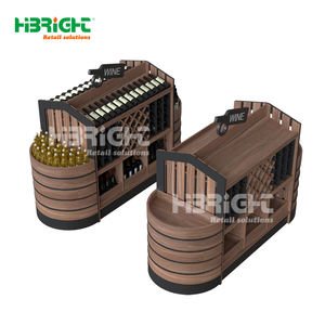 Présentoir à liqueur en bois de supermarché - Product Image 6