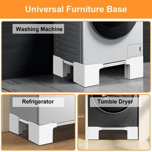 Support de meubles pour la maison, capacité de charge jusqu'à 400 kg, avec base robuste, nouvelle conception de construction pour lave-linge, réfrigérateur - Product Image 6