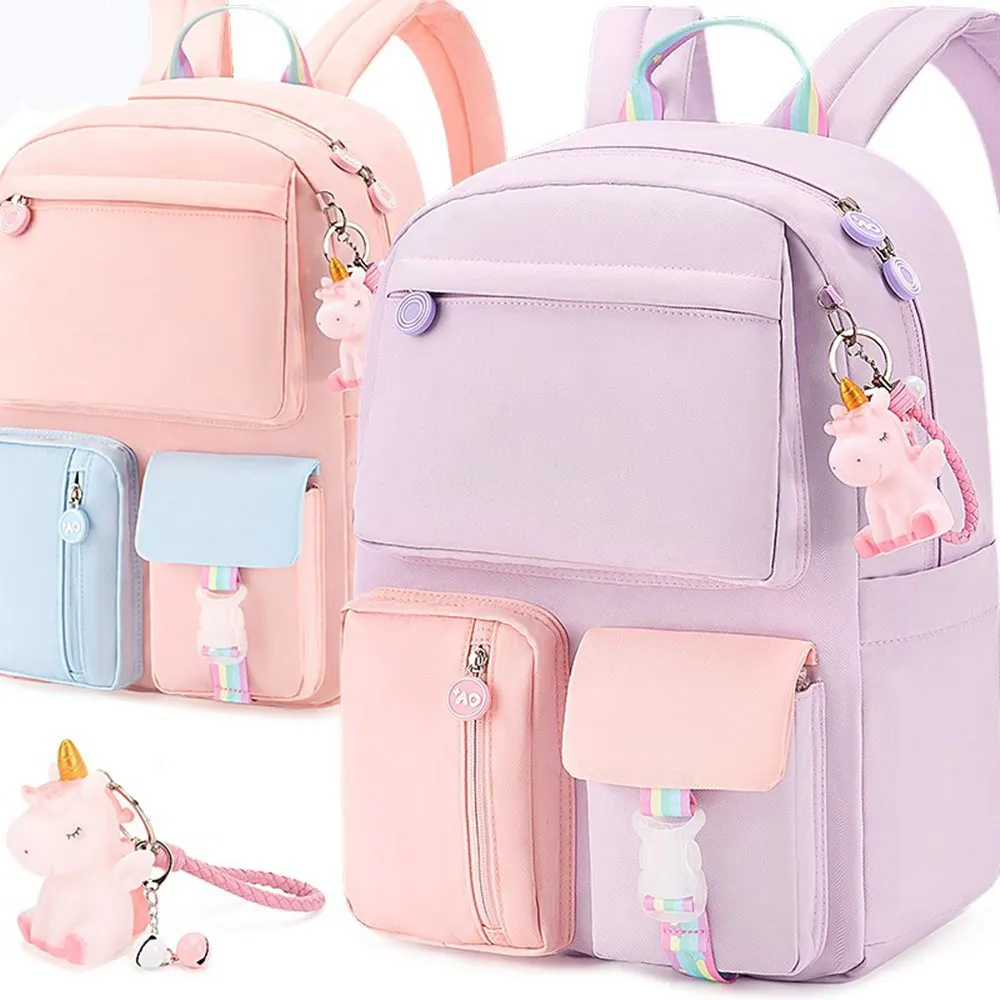 Fashion Waterproof Casual Book Bags Back pack Student School Backpack For Girls School Book Bags Kids Backpack