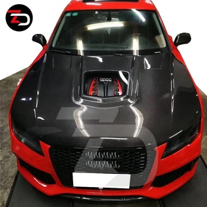 Vente d'usine A7 Kit de carrosserie capot moteur capot en carbone avec bouches d'aération pour A7 Sportback S7 RS7 2011-2014 - Product Image 3
