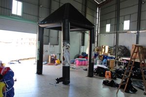 Inflatable Camping Tent with Custom Logo Water Resistant Electric Air Pump for Outdoor Commercial Advertising Events - Product Image 3