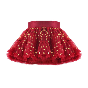 Falda Tutú de Tul Brillante <span class=keywords><strong>con</strong></span> Estampado de Ballet de Ensueño para Niñas Pequeñas, de Alta Calidad, <span class=keywords><strong>con</strong></span> Cintura Ancha Elástica de Seda y Chifón - Product Image 1
