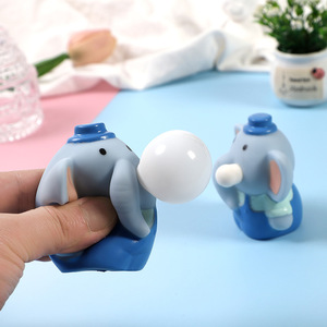 Wholesale Baby Elephant <b>Bubble</b> Squeeze Toy Durable Portable Rubber Toy for <b>Kids</b> and Office Decor - Product Image 4