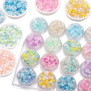 Mixed Color Glass Seed Beads Loose Beads For DIY Jewelry Making Bracelets Necklaces <b>Craft</b> Supplies Bulk Pack Pastel Shades - Product Image 5