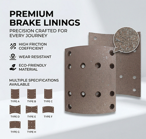 Nouvelles garnitures <span class=keywords><strong>de</strong></span> <span class=keywords><strong>frein</strong></span> YaMei Heavy Duty WVA 19094 WG7117450180 410x180mm pour camion benne Sinotruk HOWO 19488 - Product Image 5